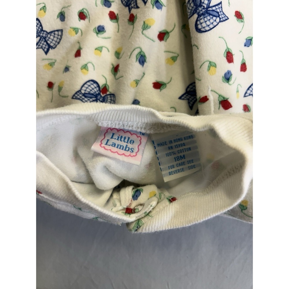Vintage Baby Little Lamb One Piece Jumper Size 18 Months - Picture 4 of 4